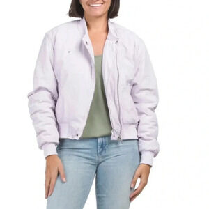 NWT Blank NYC Lilac bomber jacket